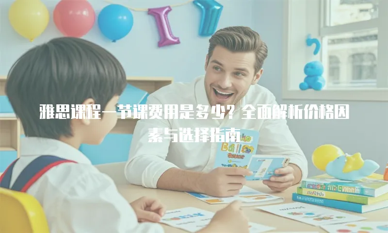 雅思课程一节课费用是多少？全面解析价格因素与选择指南