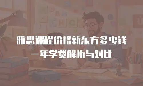 雅思课程价格新东方多少钱一年学费解析与对比