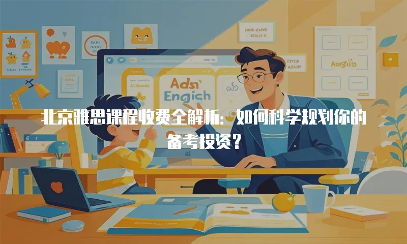 北京雅思课程收费全解析：如何科学规划你的备考投资？