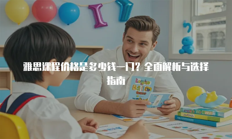 雅思课程价格是多少钱一门？全面解析与选择指南