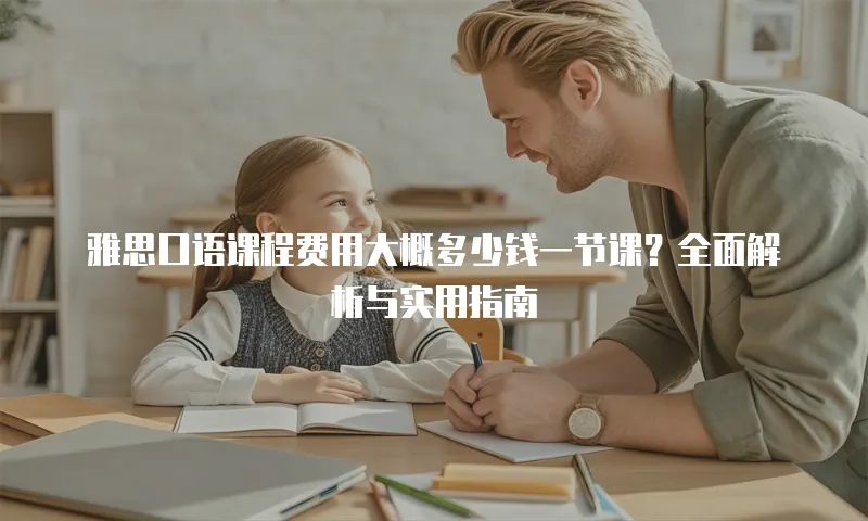 雅思口语课程费用大概多少钱一节课？全面解析与实用指南