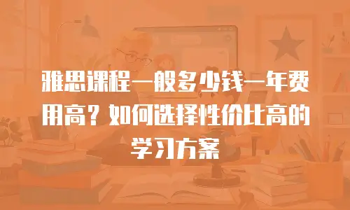 雅思课程一般多少钱一年费用高？如何选择性价比高的学习方案