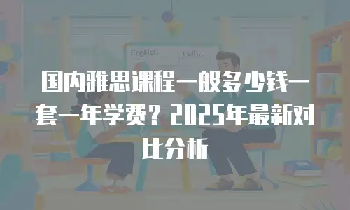 国内雅思课程一般多少钱一套一年学费？2025年最新对比分析