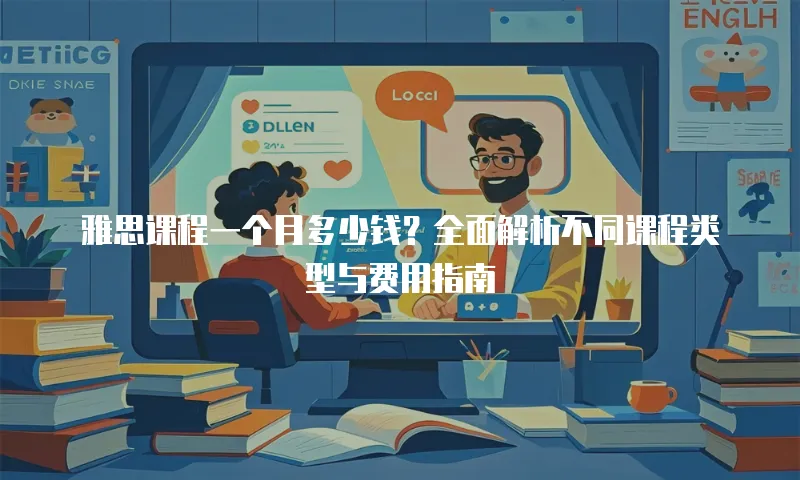 雅思课程一个月多少钱？全面解析不同课程类型与费用指南