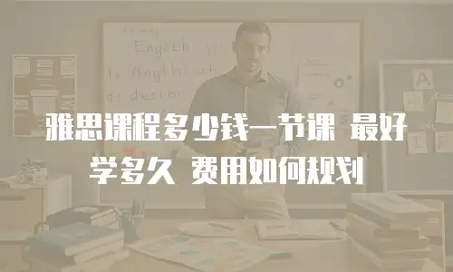 雅思课程多少钱一节课 最好学多久 费用如何规划