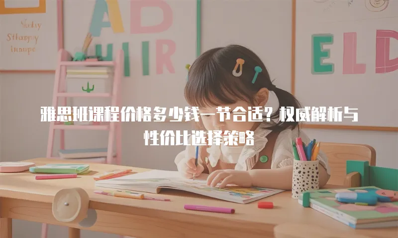雅思班课程价格多少钱一节合适？权威解析与性价比选择策略  