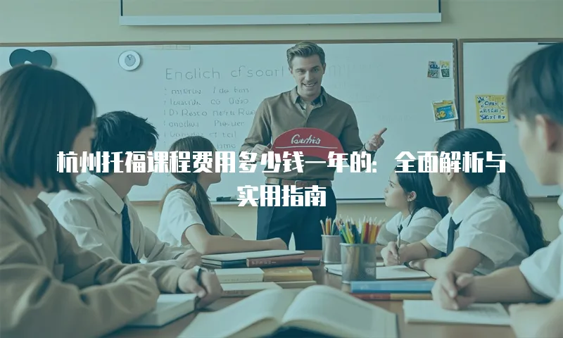 杭州托福课程费用多少钱一年的：全面解析与实用指南