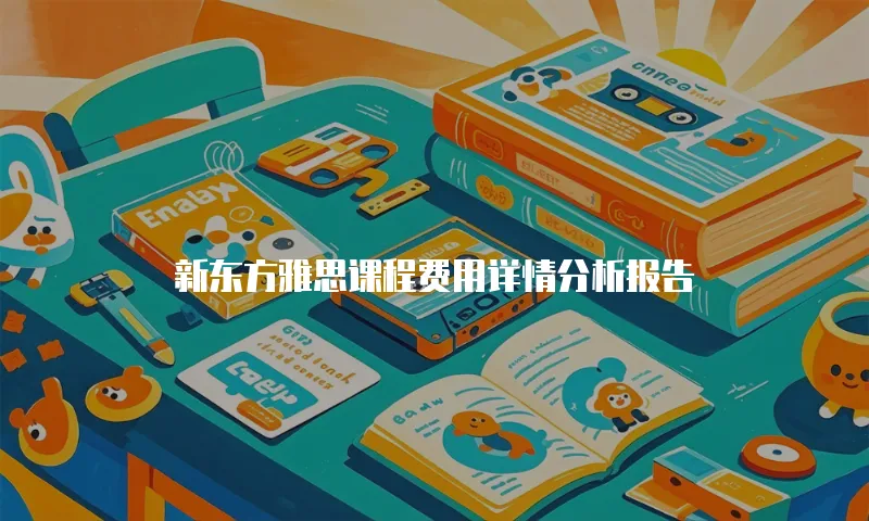 新东方雅思课程费用详情分析报告