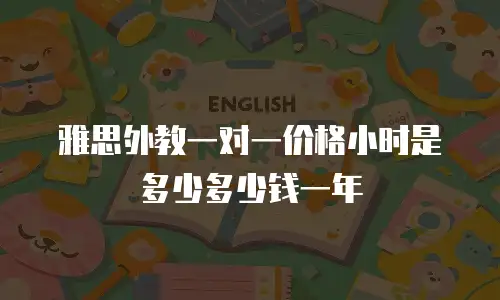 雅思外教一对一价格小时是多少多少钱一年