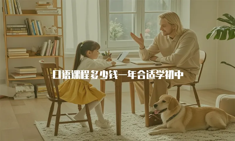 口语课程多少钱一年合适学初中