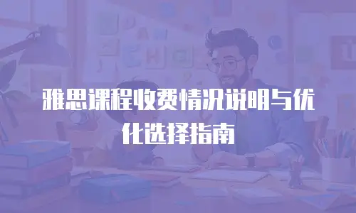 雅思课程收费情况说明与优化选择指南