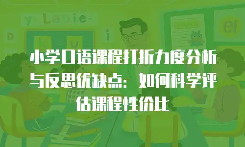 小学口语课程打折力度分析与反思优缺点：如何科学评估课程性价比