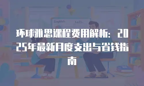 环球雅思课程费用解析：2025年最新月度支出与省钱指南