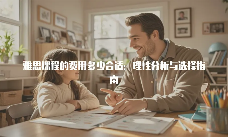 雅思课程的费用多少合适：理性分析与选择指南