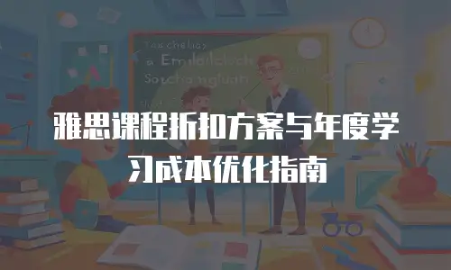 雅思课程折扣方案与年度学习成本优化指南