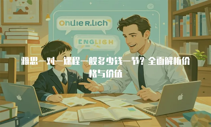 雅思一对一课程一般多少钱一节？全面解析价格与价值