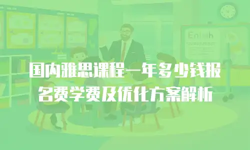 国内雅思课程一年多少钱报名费学费及优化方案解析