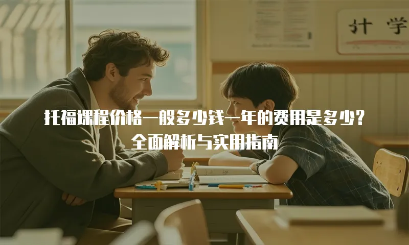 托福课程价格一般多少钱一年的费用是多少？全面解析与实用指南