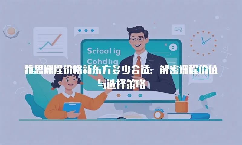 雅思课程价格新东方多少合适：解密课程价值与选择策略