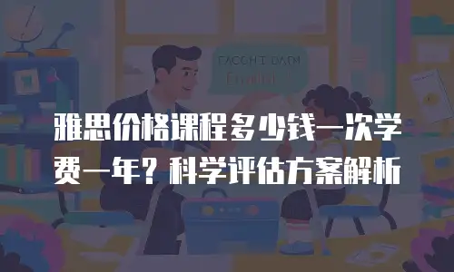 雅思价格课程多少钱一次学费一年？科学评估方案解析
