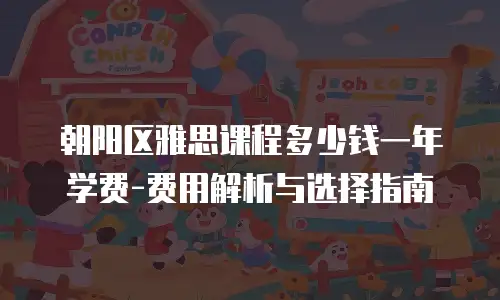 朝阳区雅思课程多少钱一年学费-费用解析与选择指南
