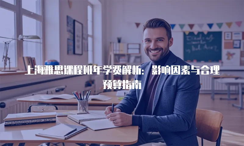 上海雅思课程班年学费解析：影响因素与合理预算指南