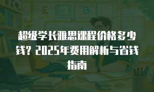 超级学长雅思课程价格多少钱？2025年费用解析与省钱指南