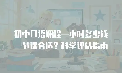 初中口语课程一小时多少钱一节课合适？科学评估指南
