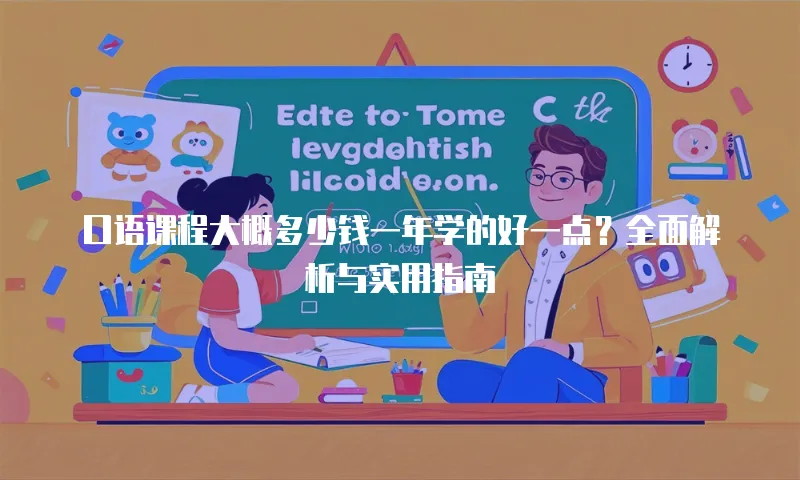 口语课程大概多少钱一年学的好一点？全面解析与实用指南