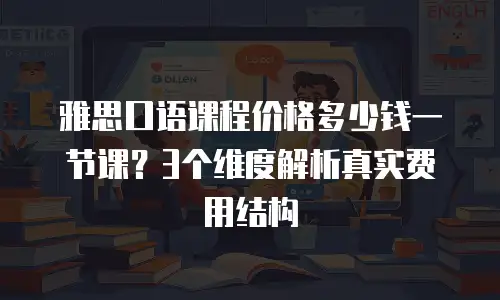 雅思口语课程价格多少钱一节课？3个维度解析真实费用结构