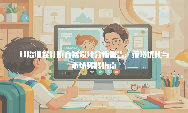 口语课程打折方案设计分析报告：策略优化与市场实践指南
