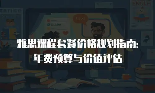 雅思课程套餐价格规划指南：年费预算与价值评估