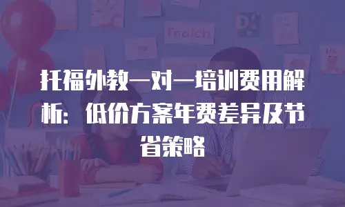 托福外教一对一培训费用解析：低价方案年费差异及节省策略