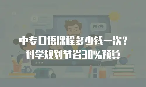 中专口语课程多少钱一次？科学规划节省30%预算