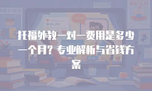 托福外教一对一费用是多少一个月？专业解析与省钱方案