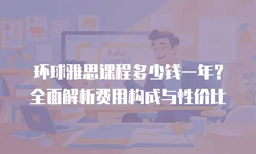 环球雅思课程多少钱一年？全面解析费用构成与性价比