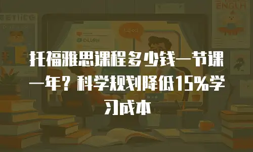 托福雅思课程多少钱一节课一年？科学规划降低15%学习成本