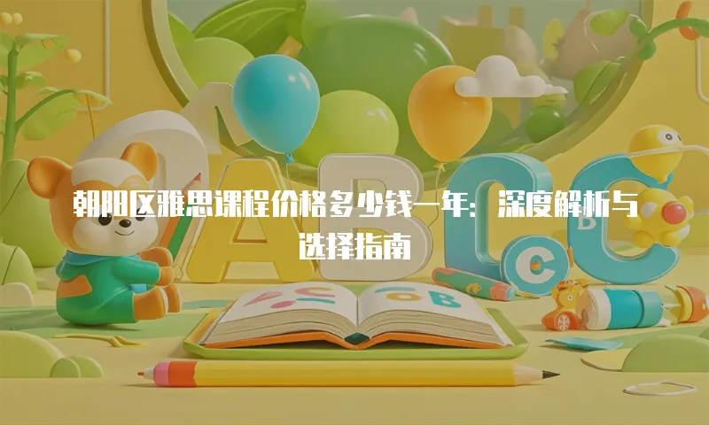 朝阳区雅思课程价格多少钱一年：深度解析与选择指南