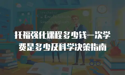 托福强化课程多少钱一次学费是多少及科学决策指南