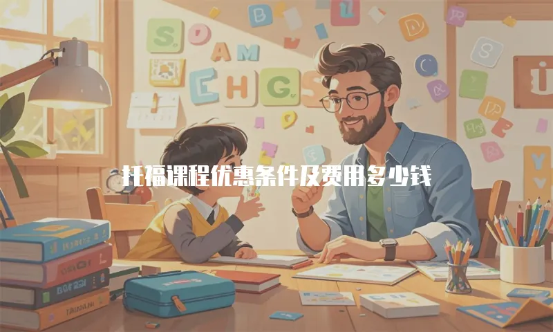 托福课程优惠条件及费用多少钱