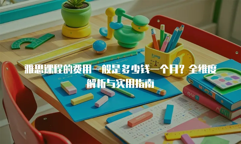 雅思课程的费用一般是多少钱一个月？全维度解析与实用指南