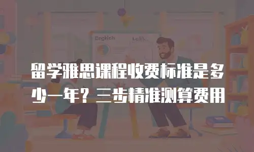 留学雅思课程收费标准是多少一年？三步精准测算费用