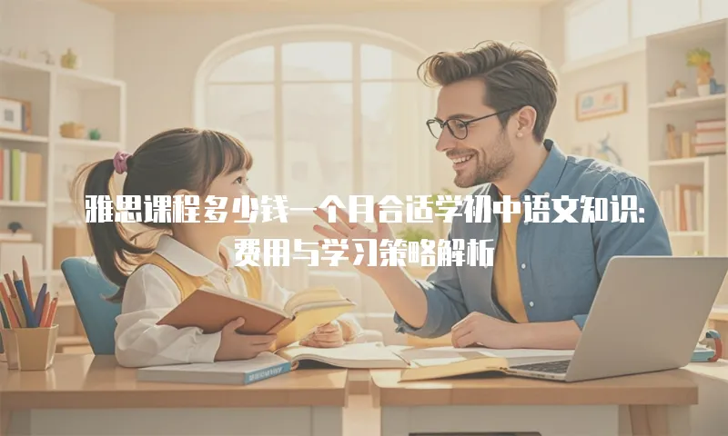 雅思课程多少钱一个月合适学初中语文知识：费用与学习策略解析