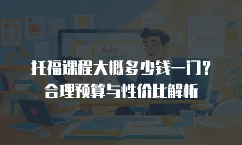 托福课程大概多少钱一门？合理预算与性价比解析