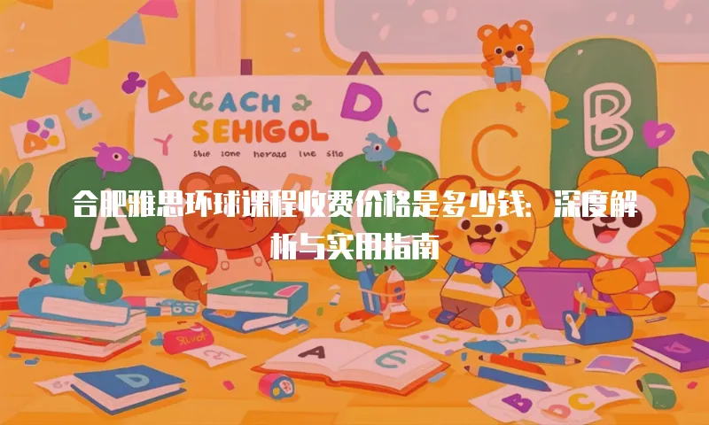 合肥雅思环球课程收费价格是多少钱：深度解析与实用指南