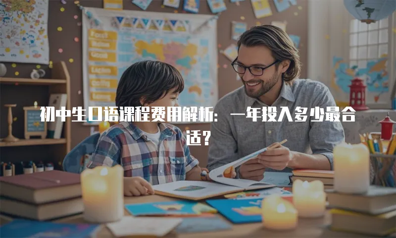 初中生口语课程费用解析：一年投入多少最合适？