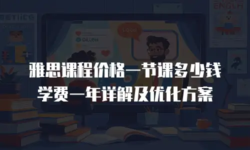 雅思课程价格一节课多少钱学费一年详解及优化方案