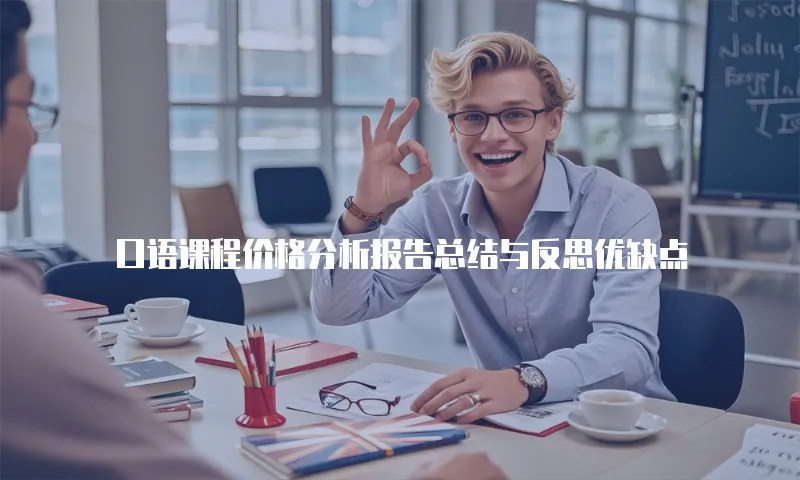 口语课程价格分析报告总结与反思优缺点
