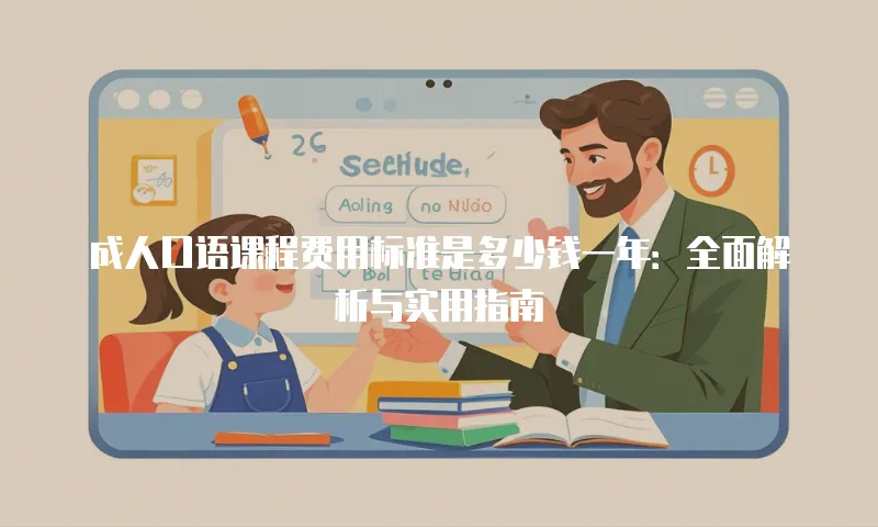 成人口语课程费用标准是多少钱一年：全面解析与实用指南