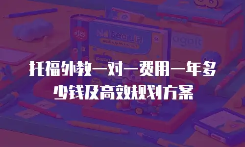 托福外教一对一费用一年多少钱及高效规划方案